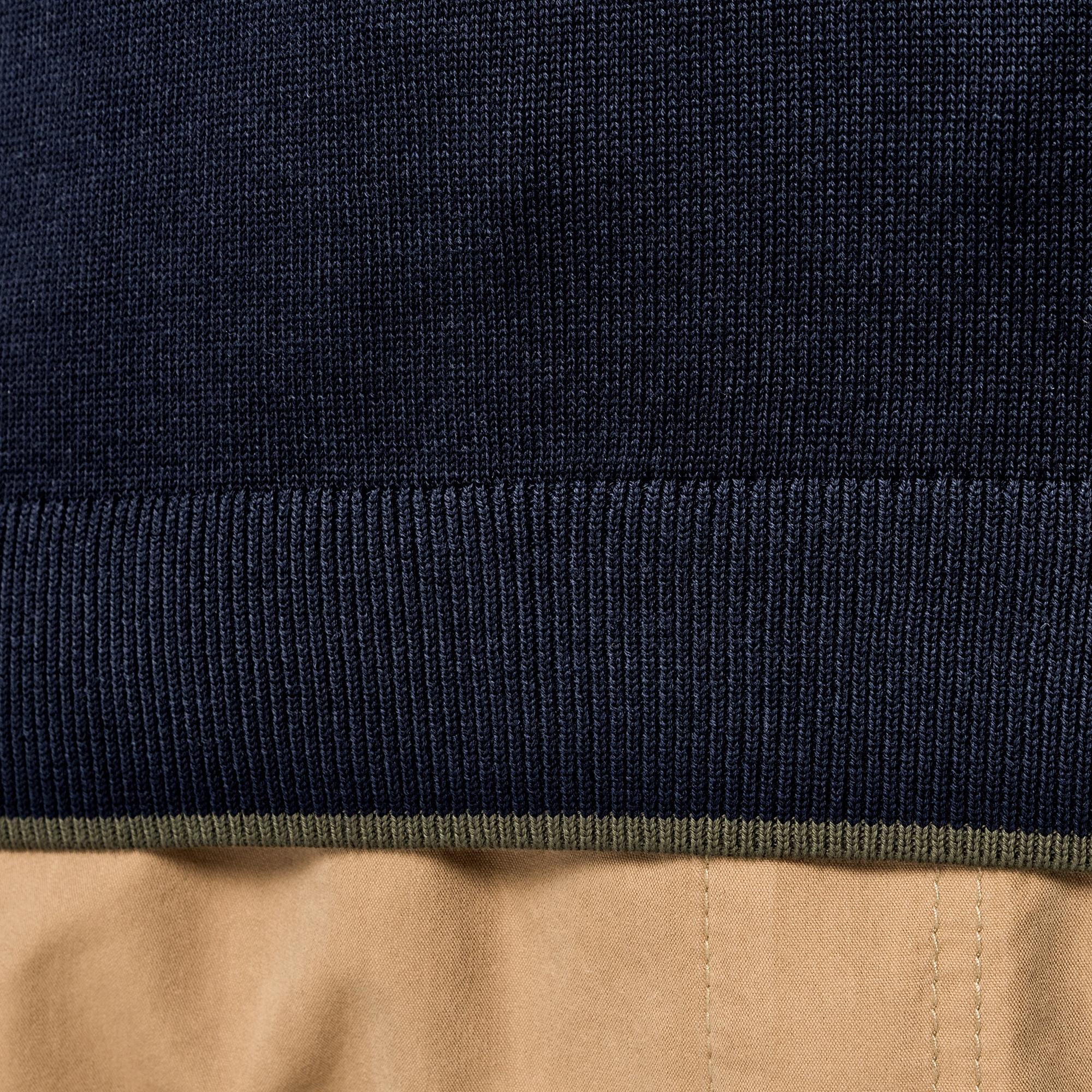 Manor Man Maglione Maniche Corte Cotone Biologico  