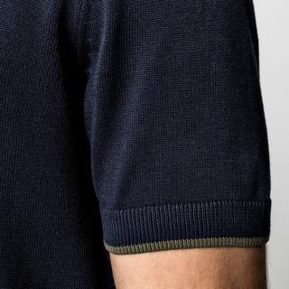 Manor Man Maglione Maniche Corte Cotone Biologico  