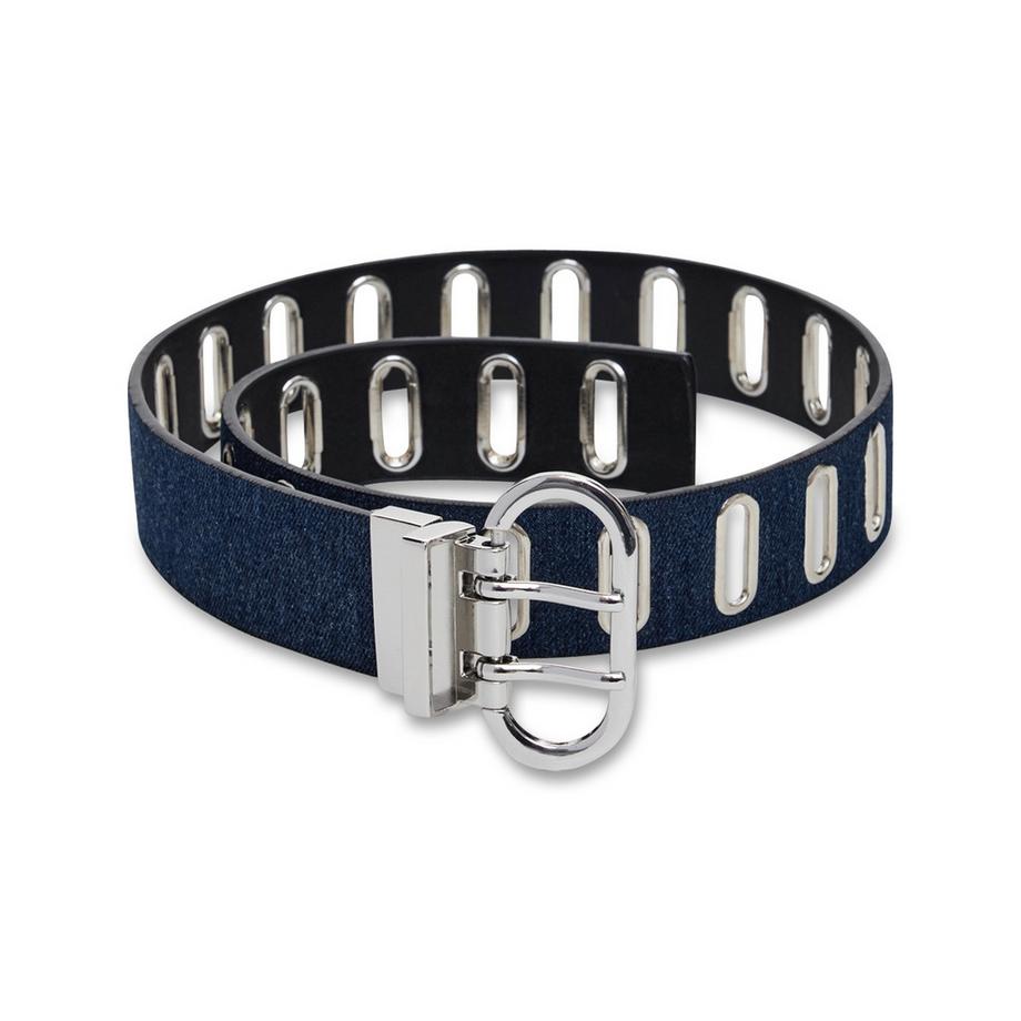 Desigual Cintura in denim con occhielli  