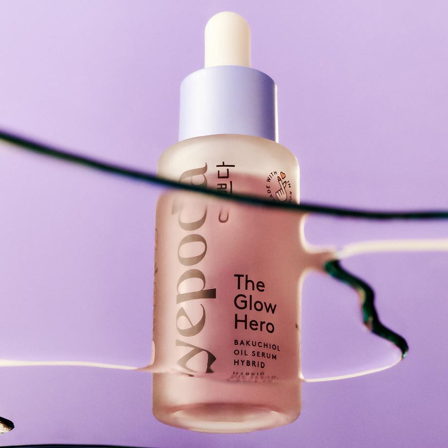 Yepoda  The Glow Hero – Siero-olio ibrido con bakuchiol 