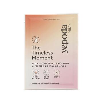 The Timeless Moment – Maschera in tessuto Slow Agining con peptidi e bacche