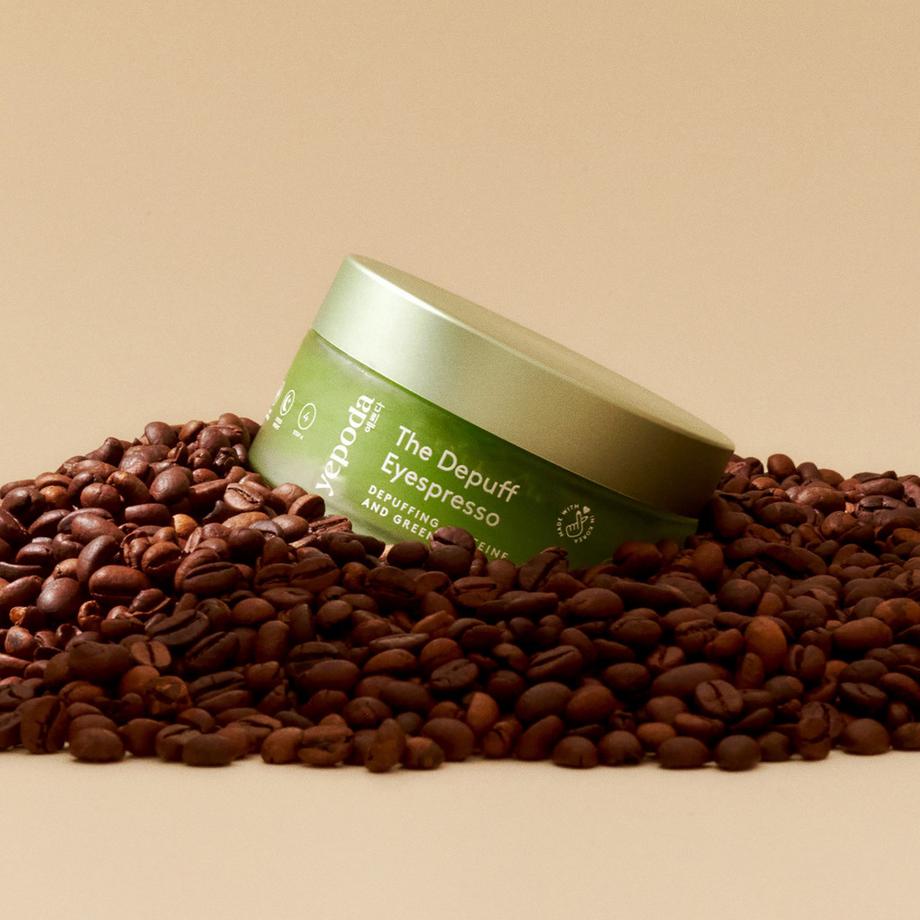 Yepoda  The Depuff Eyespresso – Patchs décongestionnants à la caféine et au thé vert 