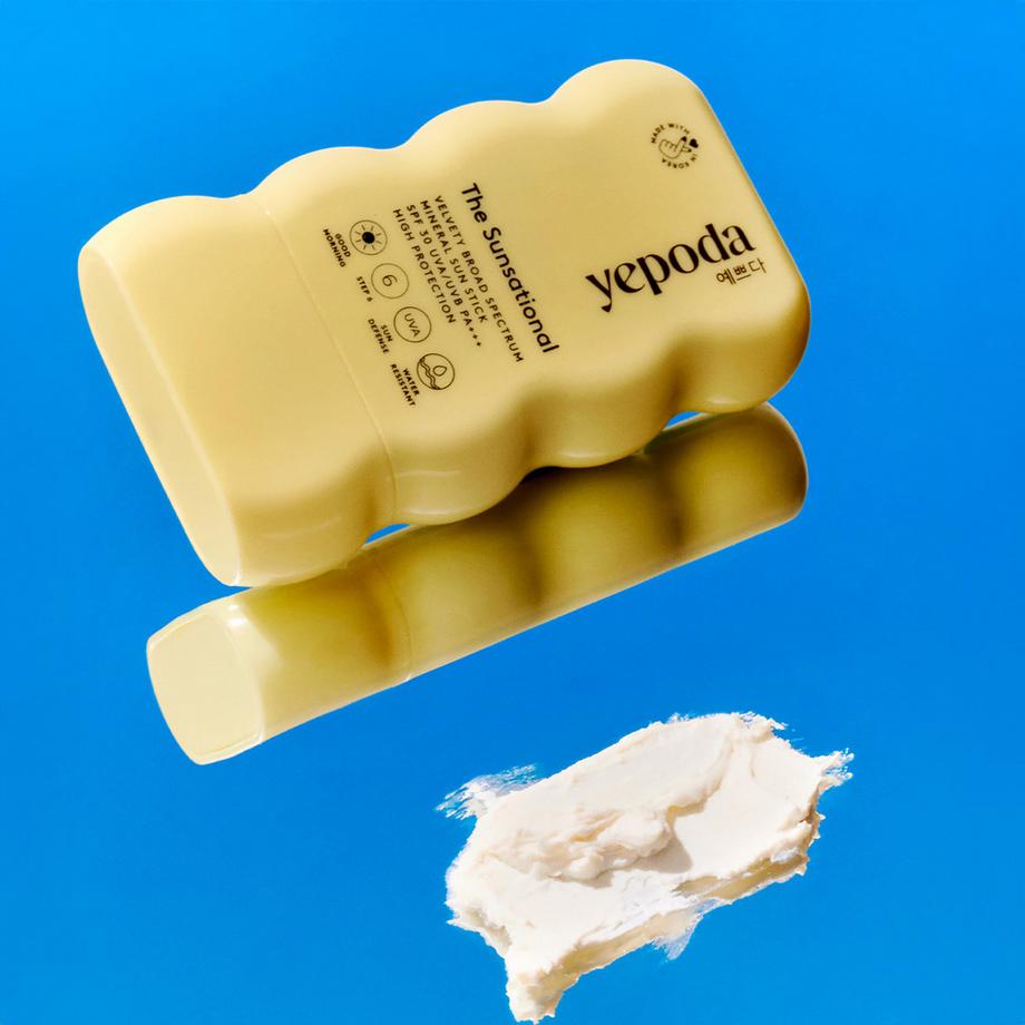 Yepoda  The Sunsational – Stick solaire minéral à large spectre UVA/UVB SPF 30 PA+++ 