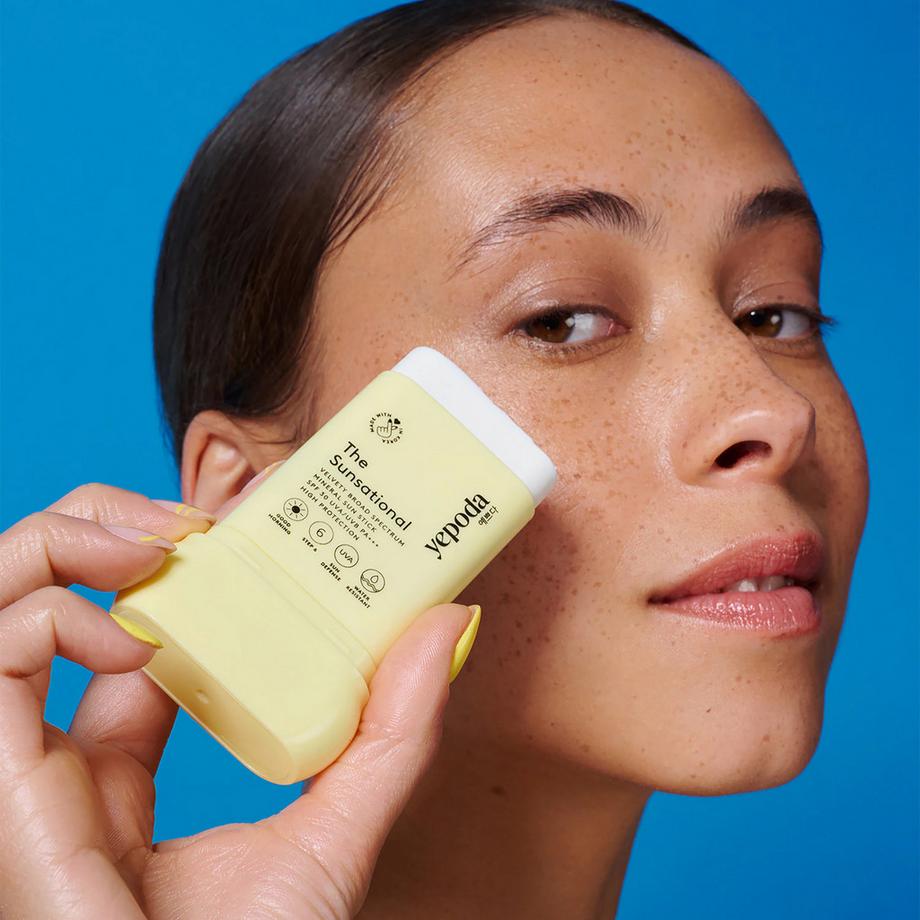 Yepoda  The Sunsational – Stick solaire minéral à large spectre UVA/UVB SPF 30 PA+++ 