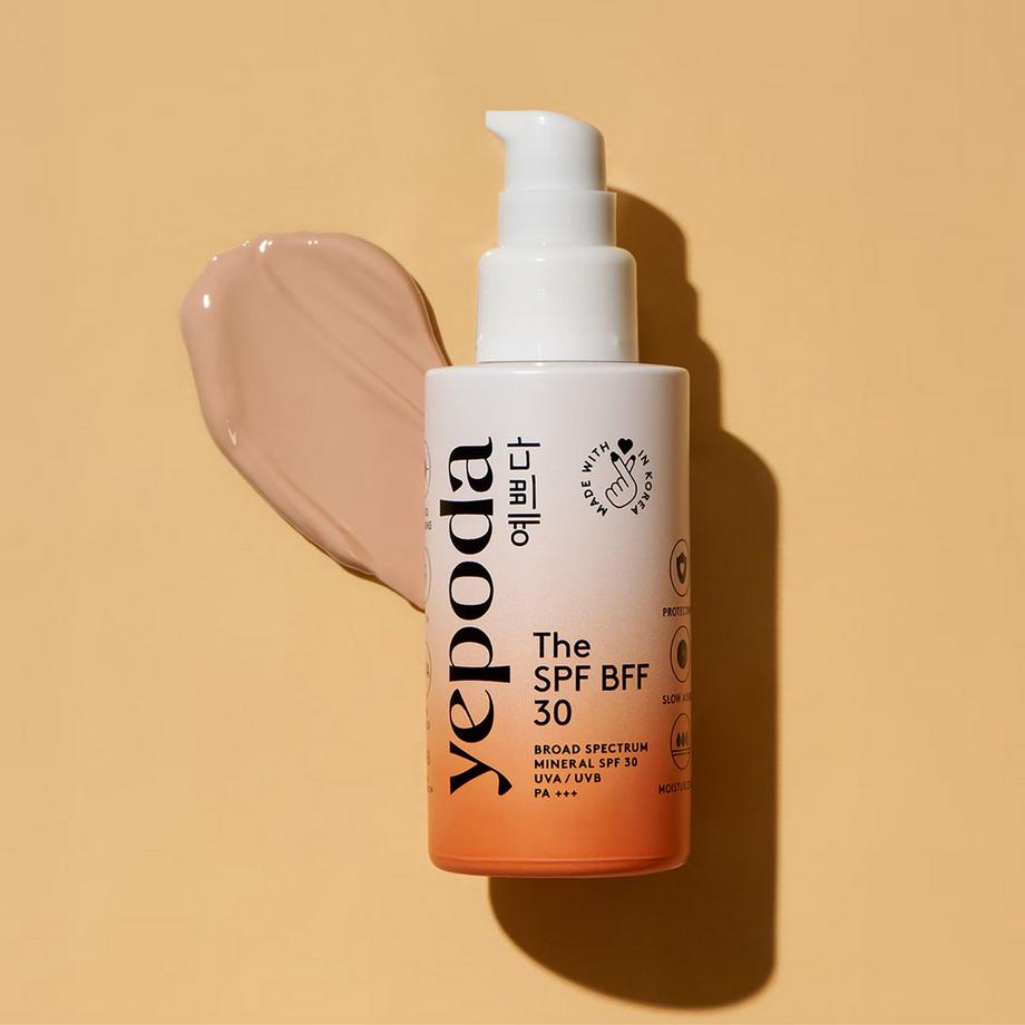 Yepoda  The SPF BFF – Crema solare minerale ad ampio spettro SPF 30 PA+++ 