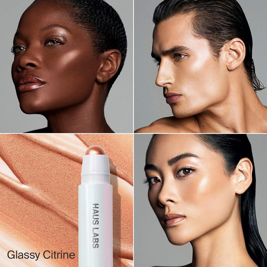 Haus Labs  Bio-Radiant™ Glassy Highlighter Balm - Baume enlumineur visage 