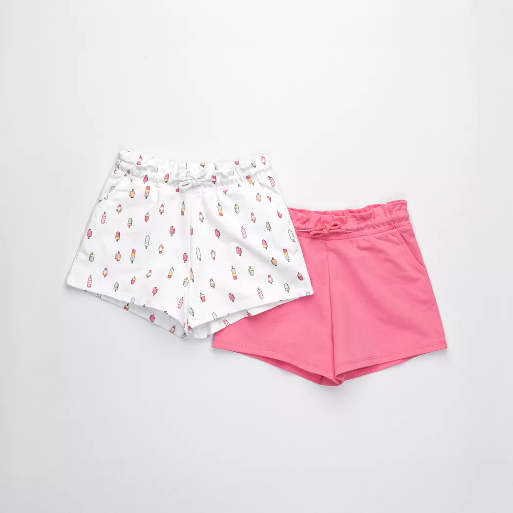 Manor Kids Shorts Duo-Pack Pink 122 2