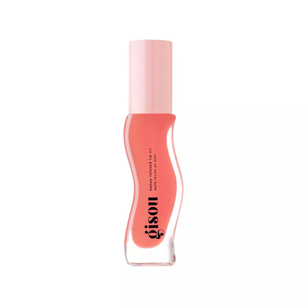 GISOU - Honey Infused Lip Oil, 8 ml, Bee-llini Peach