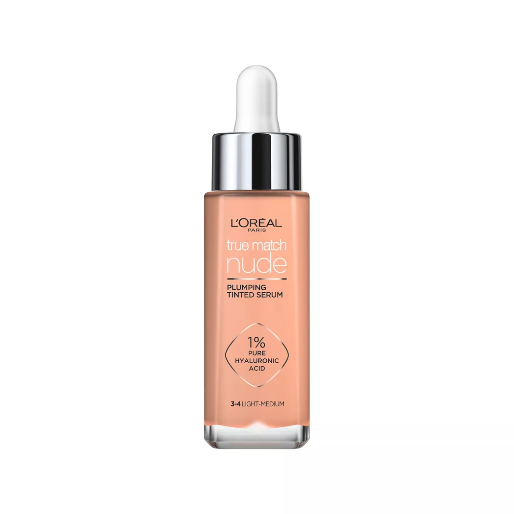 L'Oréal Paris L'Oreal Paris True Match Nude Plumping Tinted Serum 3-4 Light Medium