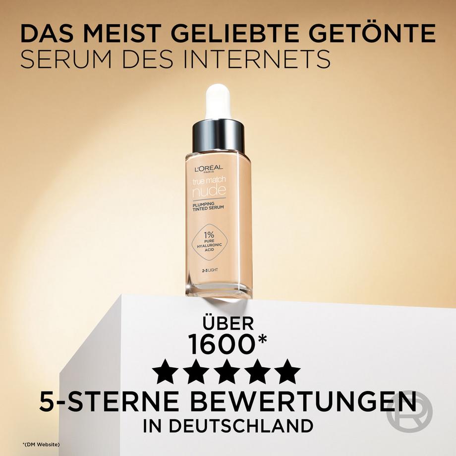 L'OREAL  True Match Aufpolsterndes Getöntes Serum 