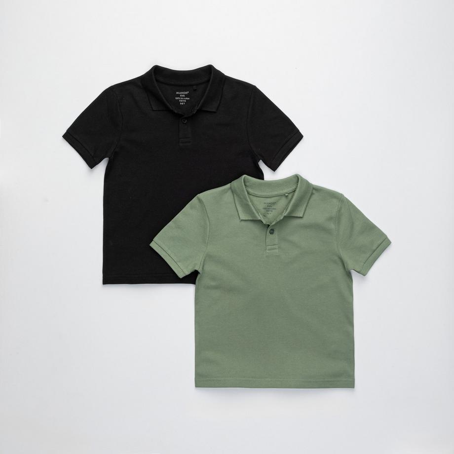 T-shirt, maniche corte, 2-pack