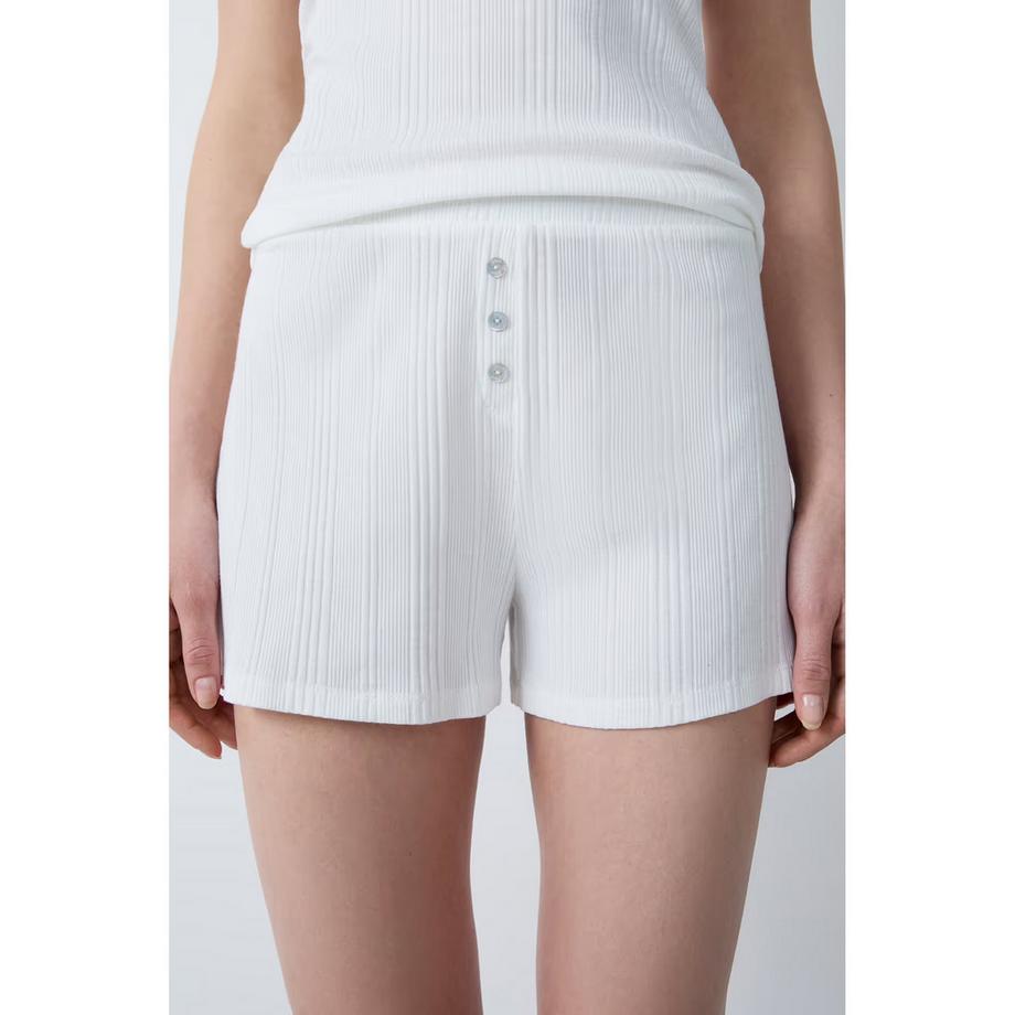 Etam Pantaloncini a costine con bottoni  