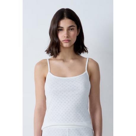 Etam Canotta Pointelle Senza Maniche  