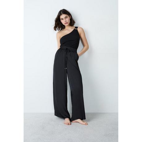 Etam Satin Weite Hose  