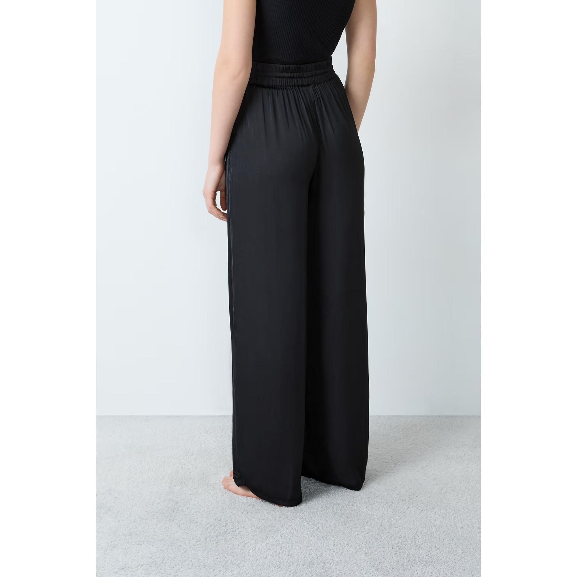 Etam Satin Weite Hose  