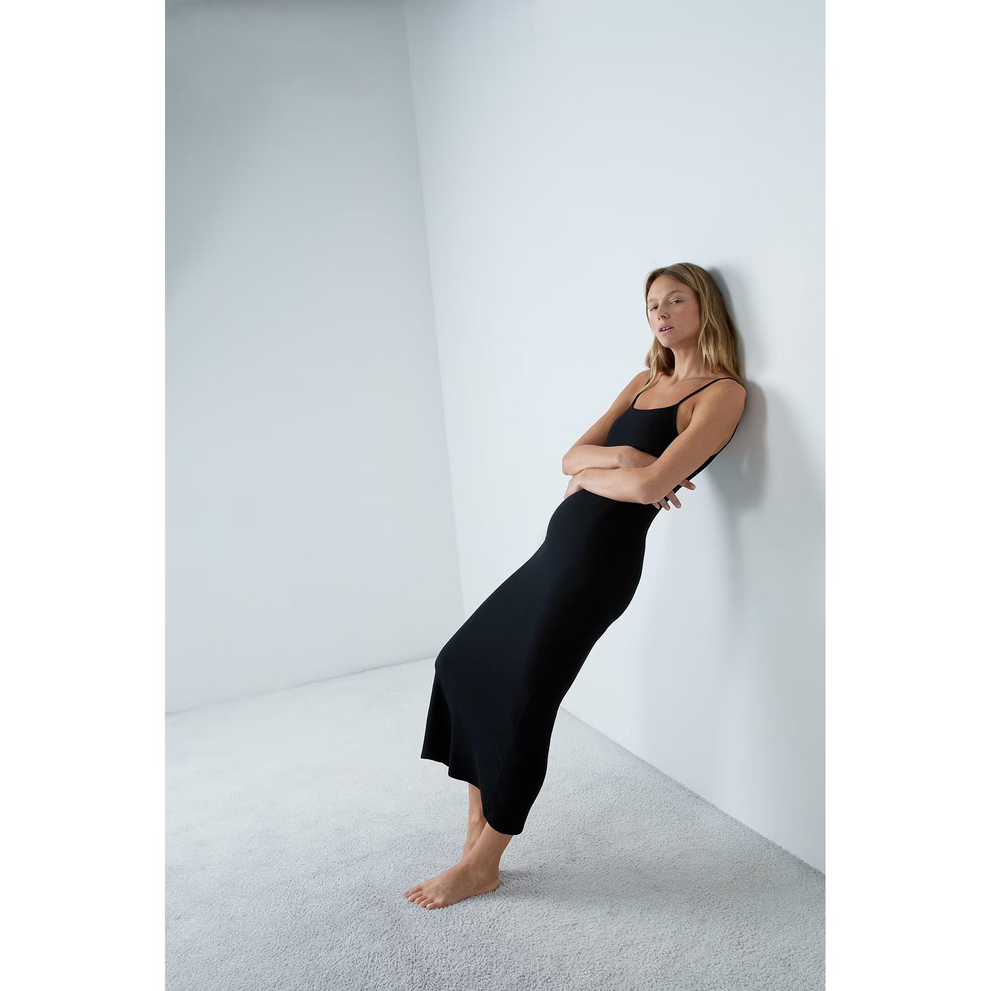 Etam Camicia da notte midi a costine  