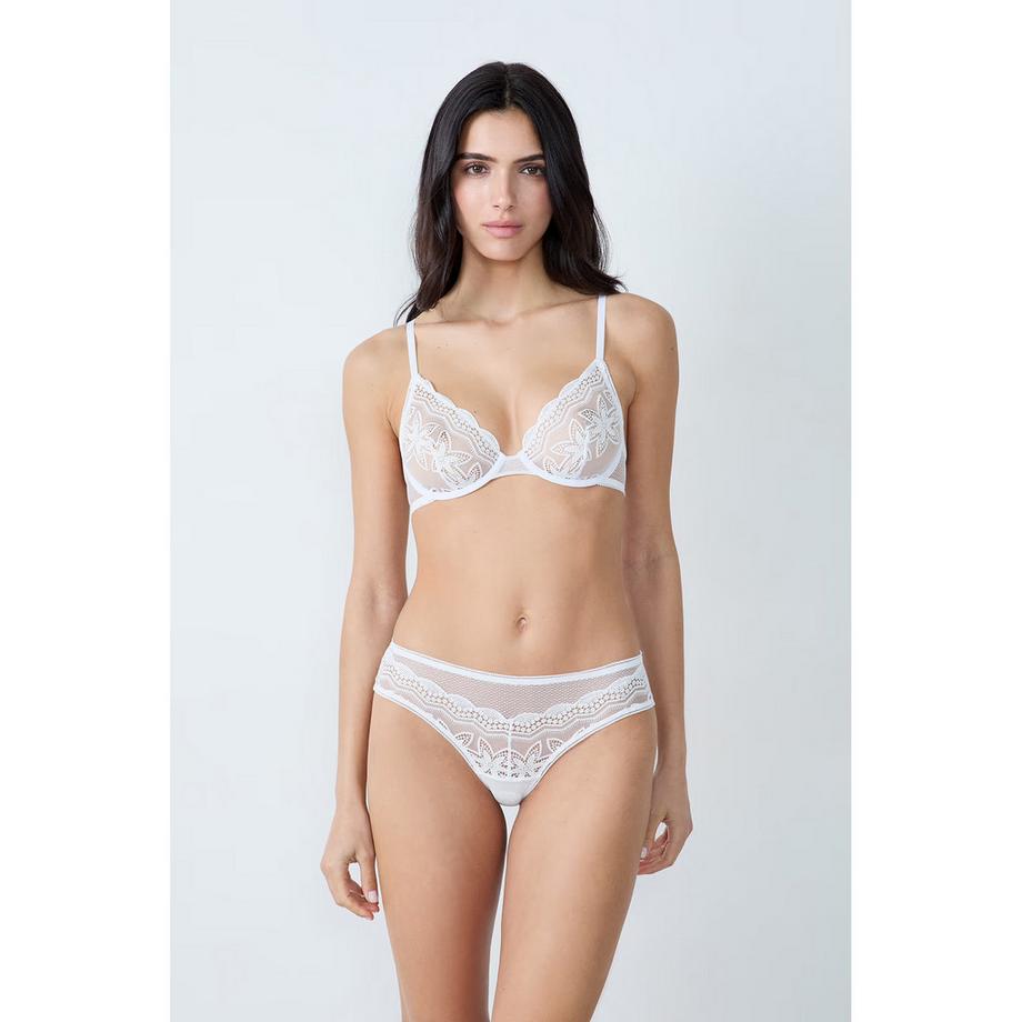 Etam Soutien-gorge à armatures avec broderie florale  