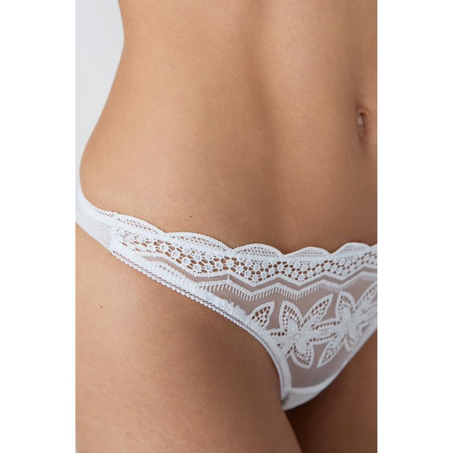 Etam Tanga con ricamo floreale  