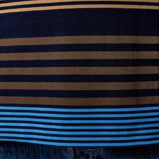 Manor Man Gestreiftes Regular Fit Kurzarm T-Shirt  