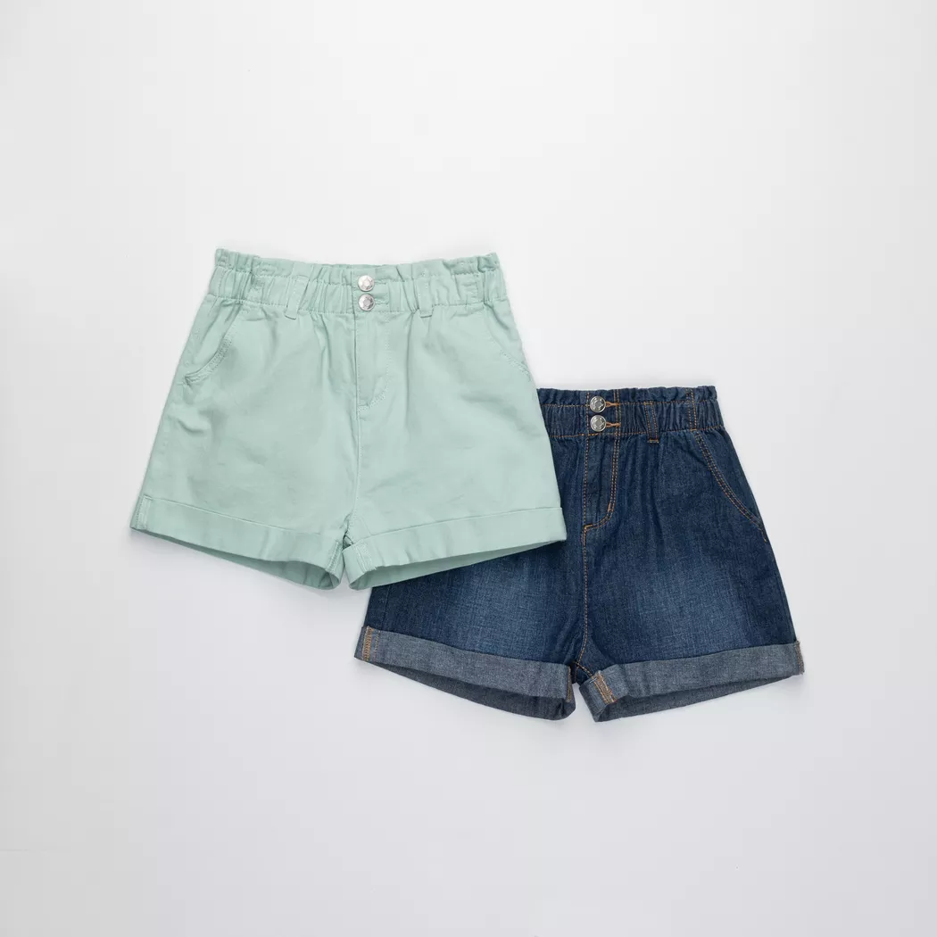 Manor Kids - Shorts Duo-Pack, 140, Mint
