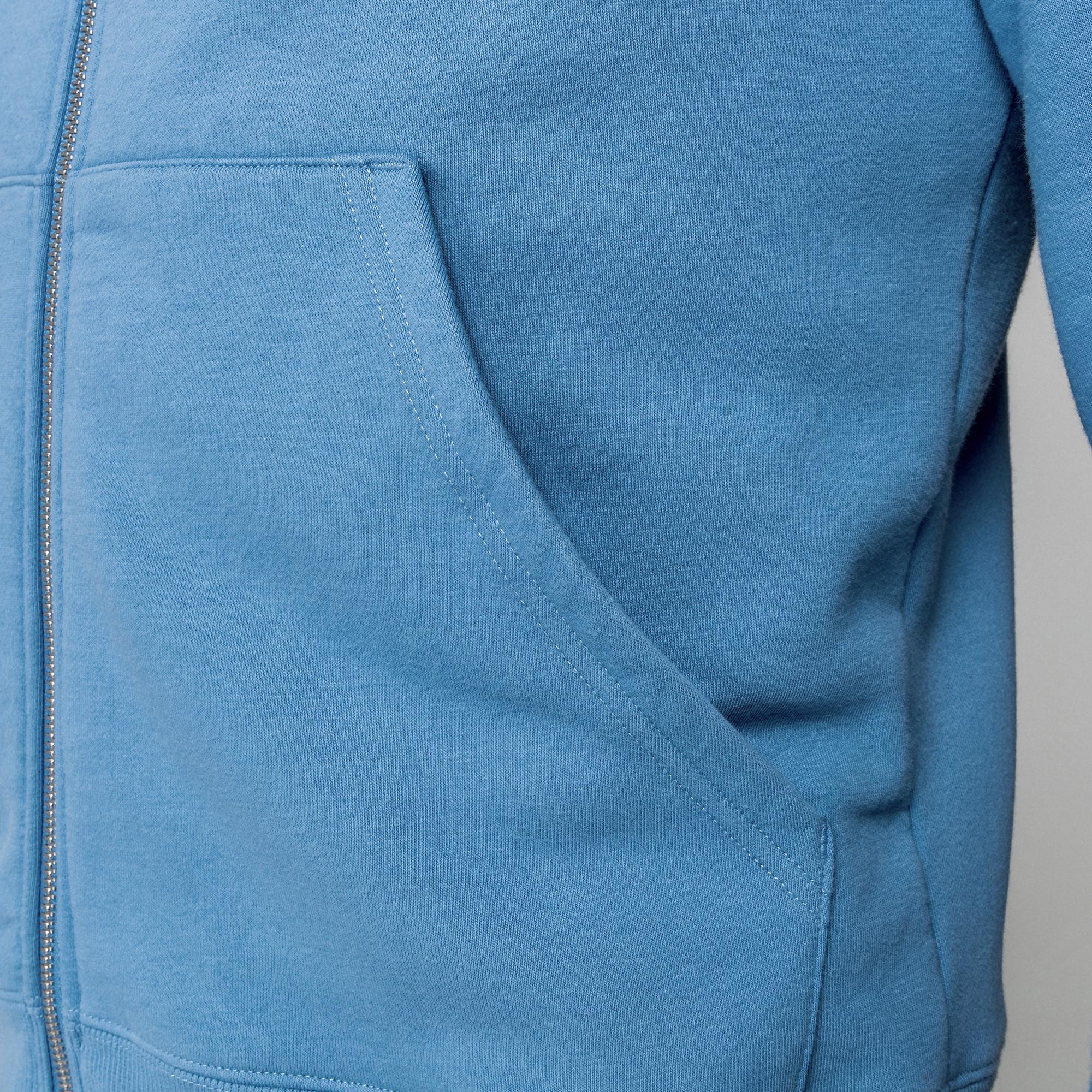 Manor Man Felpa con cappuccio Full Zip con fodera a righe  