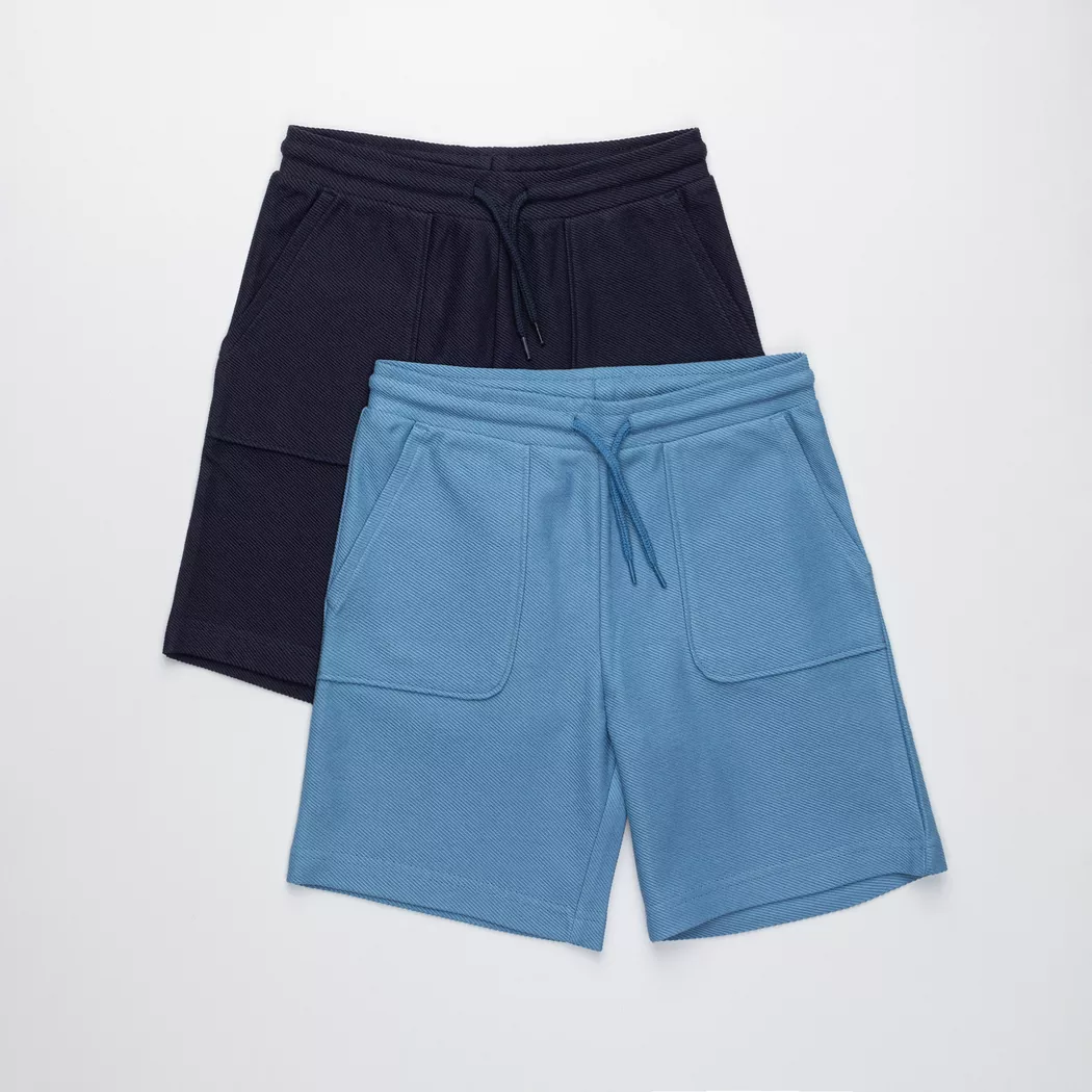 Manor Kids - Shorts Duo-Pack, 110, Marine