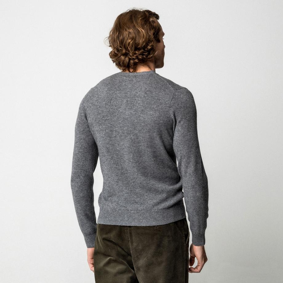 Manor Man Cardigan Col V Cachemire  