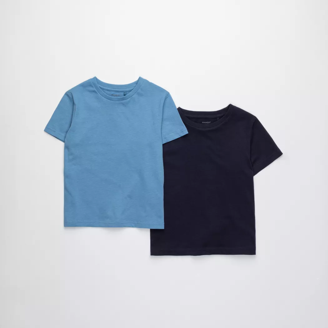Manor Kids - Duopack, T-Shirts, kurzarm, 110-116, Marine