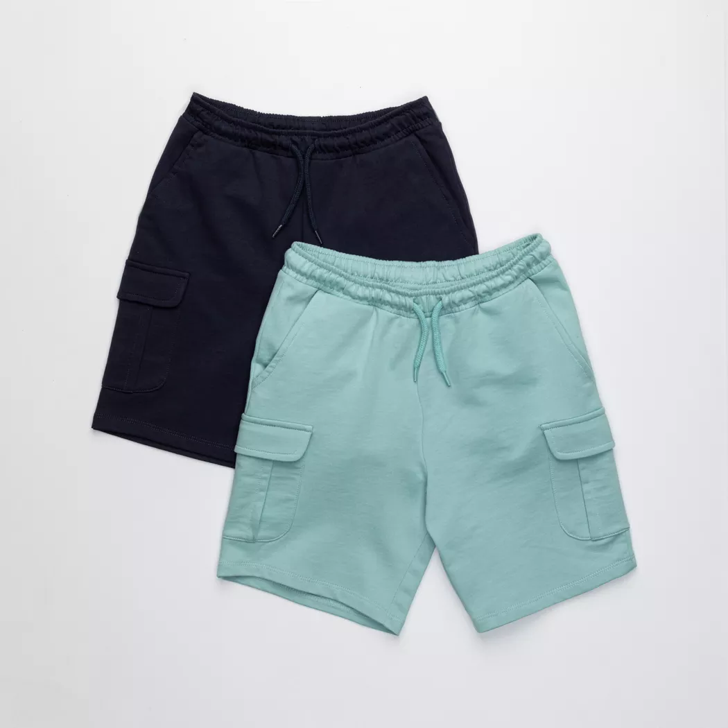 Manor Kids - Shorts Duo-Pack, 110, Marine