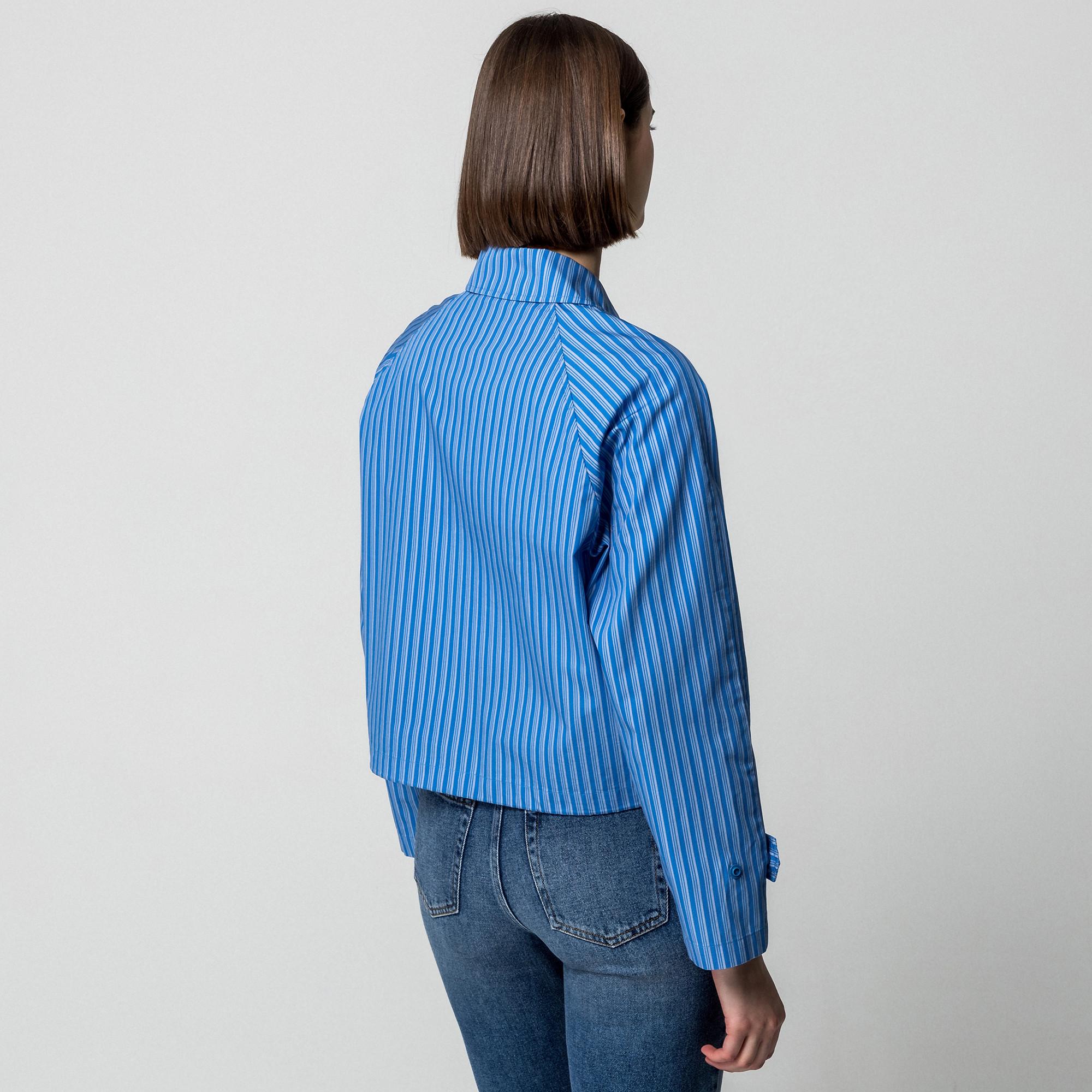 Manor Woman Giacca Blouson Trench Rayata  