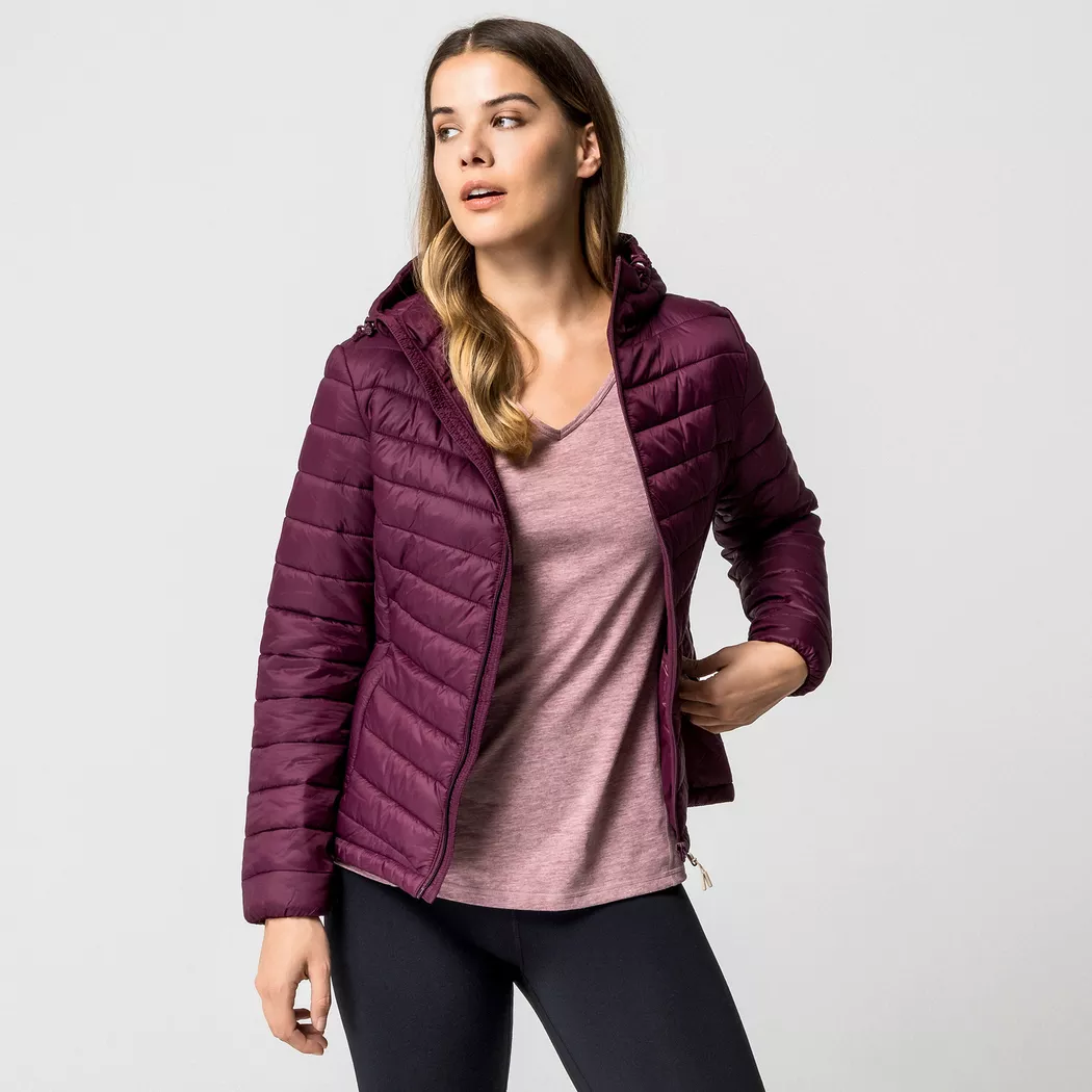 Manor Sport - Jacke mit Reissverschluss, für Damen, Dunkelviolett, Größe S