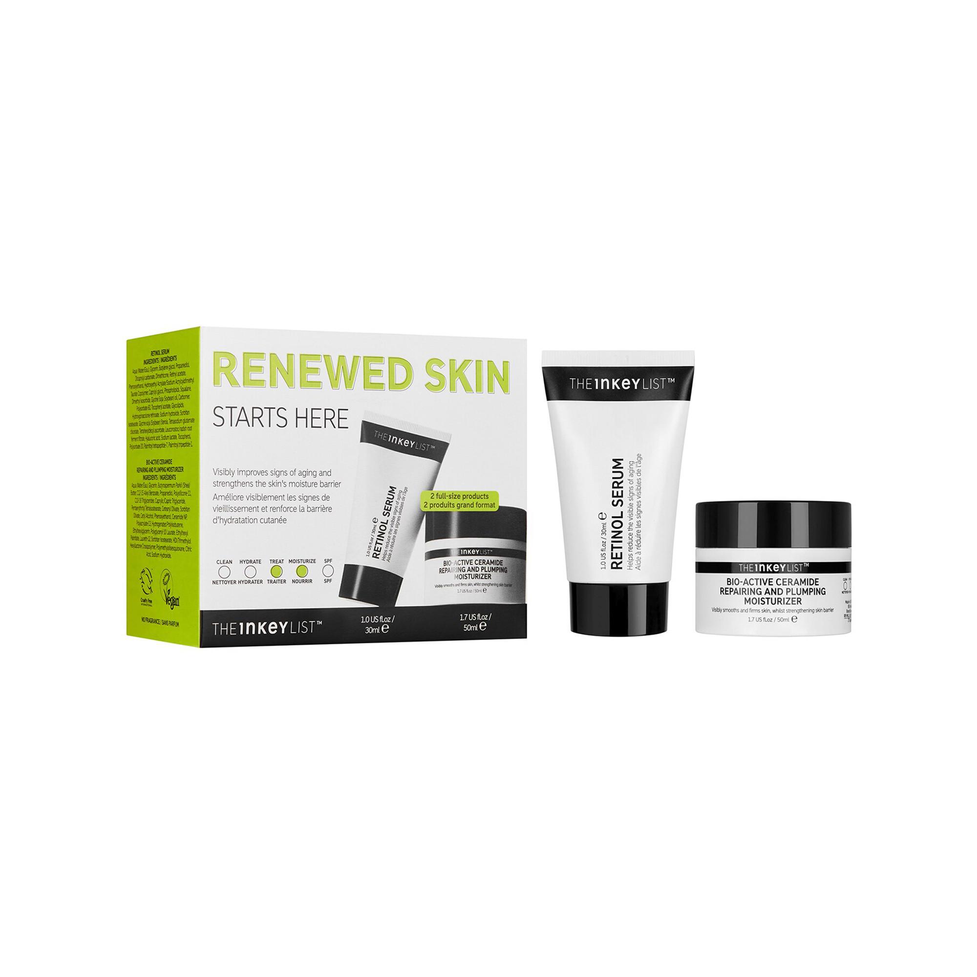 THE INKEY LIST  Renewed Skin Starts Here - Coffret Soin Anti-Age 