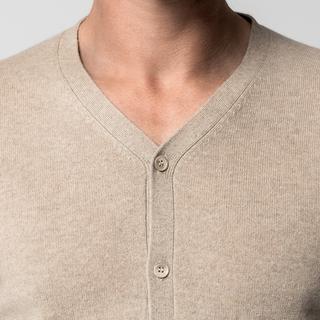 Manor Man Kaschmir V-Ausschnitt Cardigan  