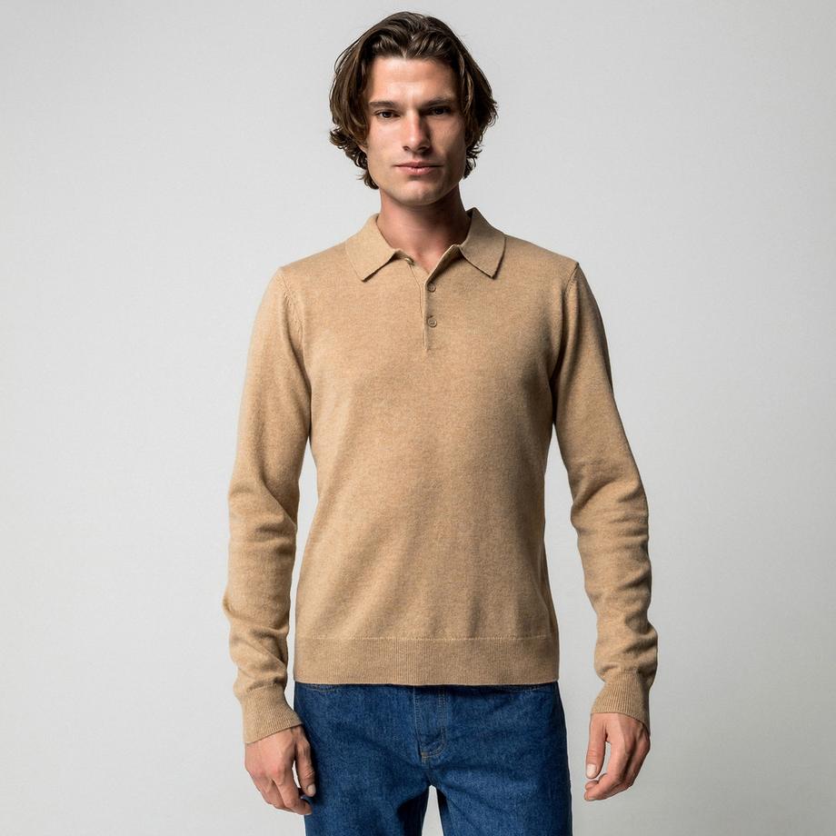 Manor Man Polokragen Feinstrick Pullover  
