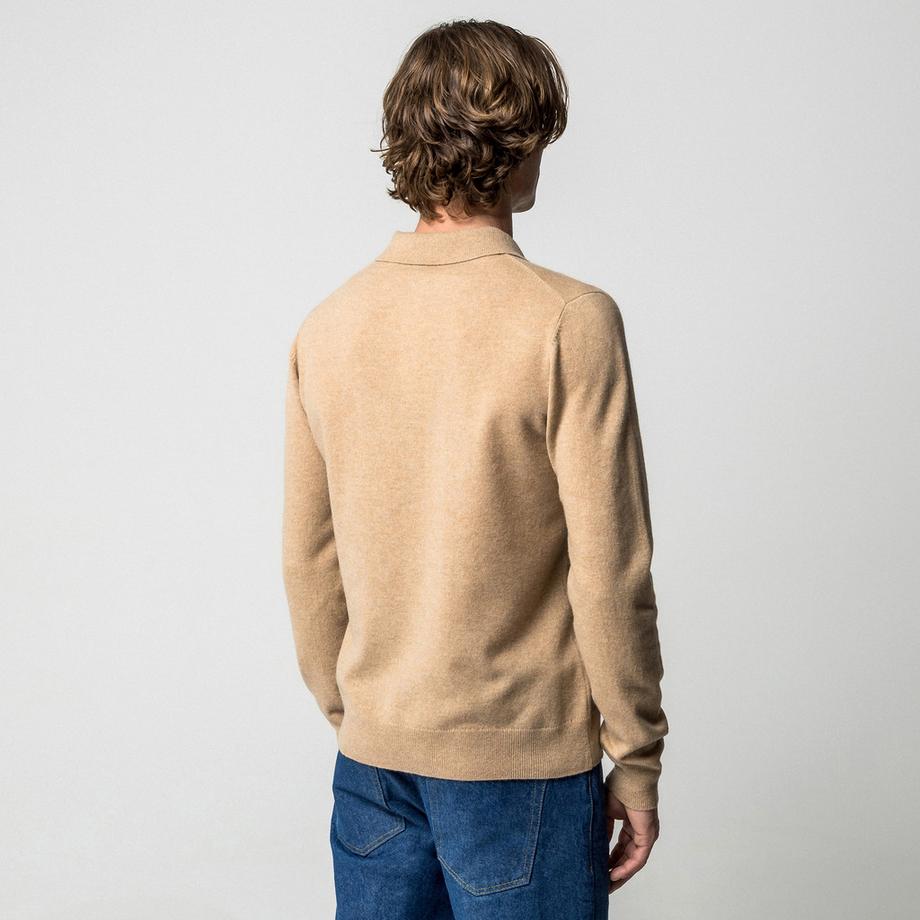 Manor Man Polokragen Feinstrick Pullover  