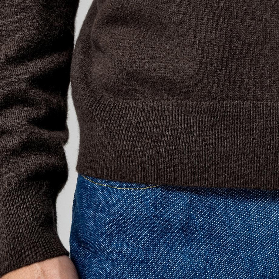 Manor Man Pull Col Polo Maille Fine  