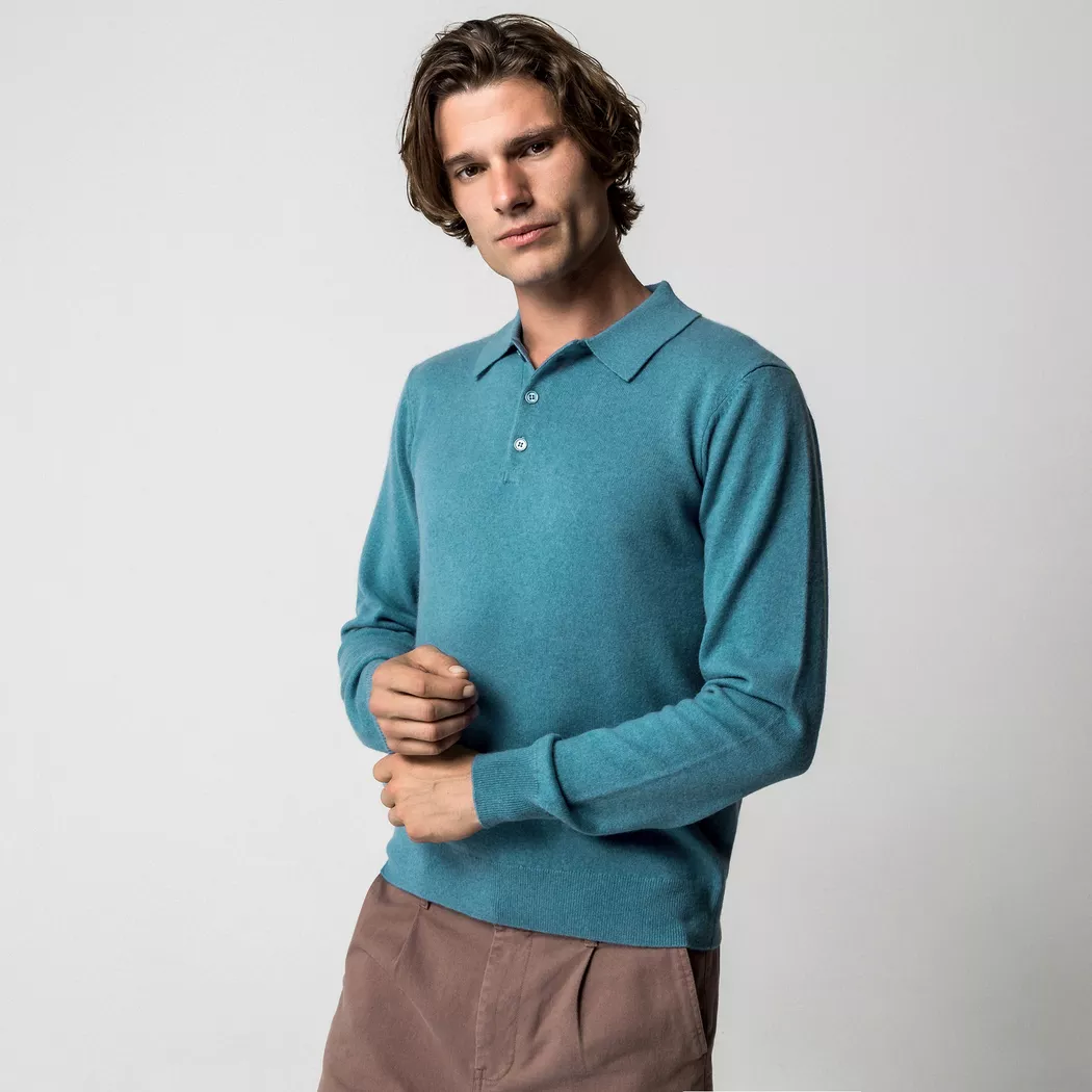 Manor Man - Pullover, für Herren, Türkisblau, Größe M