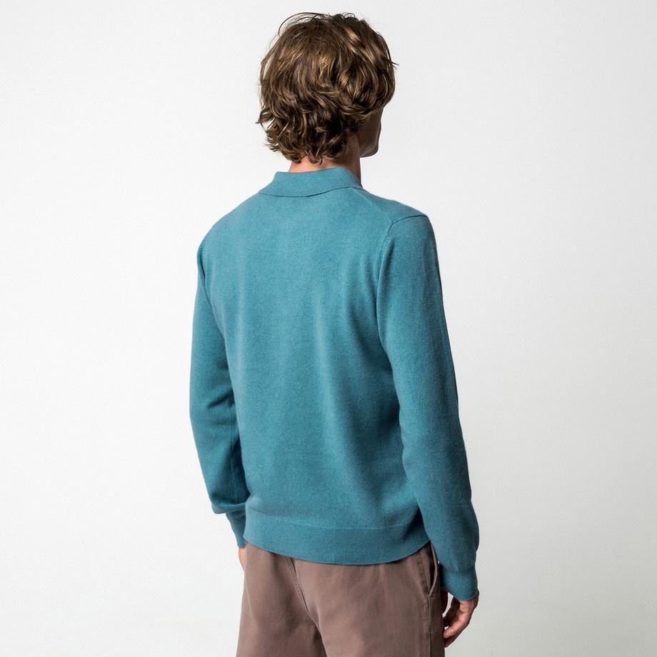 Manor Man Pull Col Polo Maille Fine  