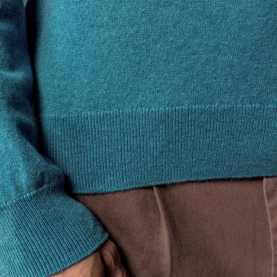 Manor Man Pull Col Polo Maille Fine  