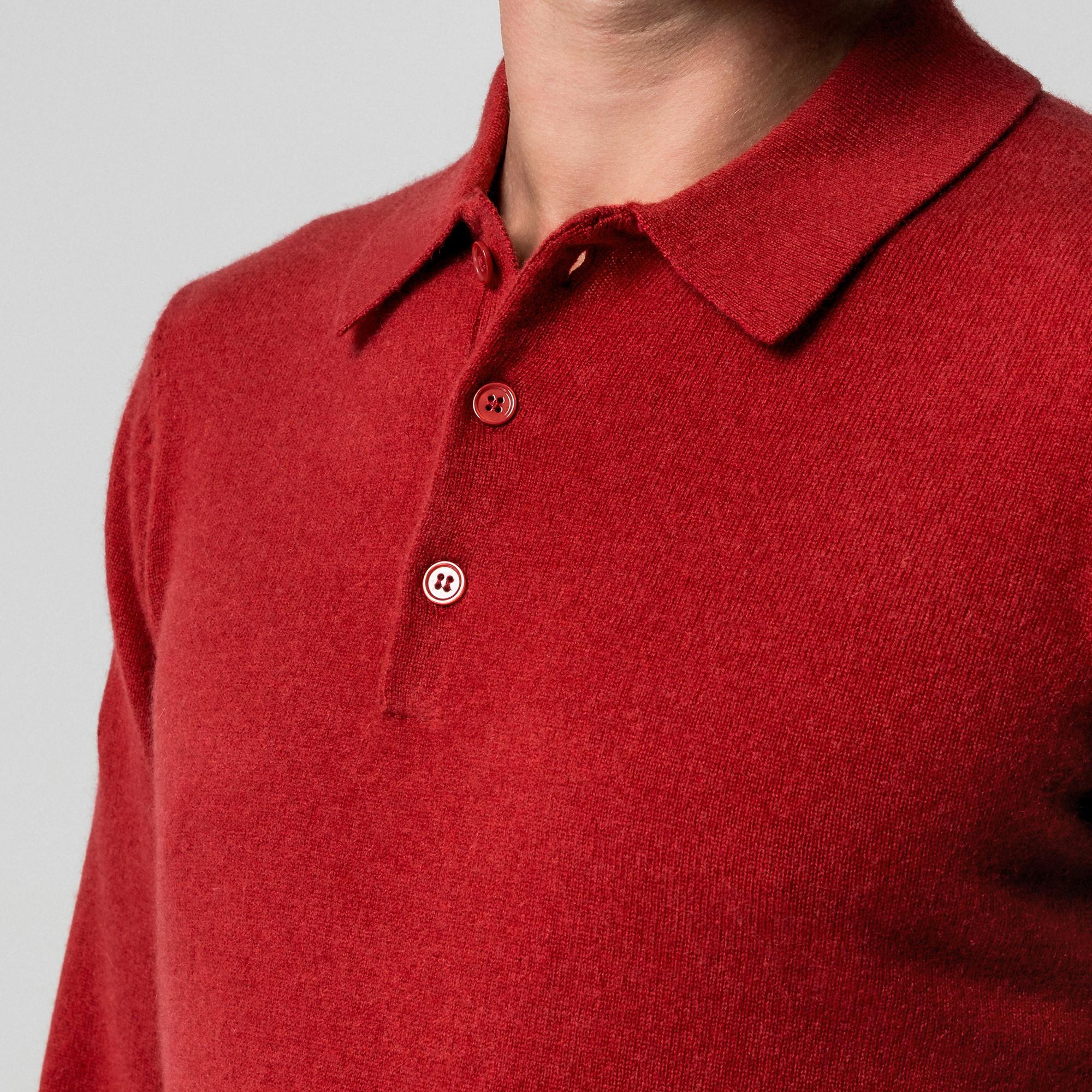 Manor Man Maglione Collo Polo Maglia Fine  