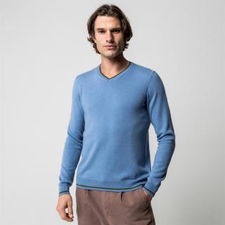 Manor Man Cashmere Scollo a V Pullover  