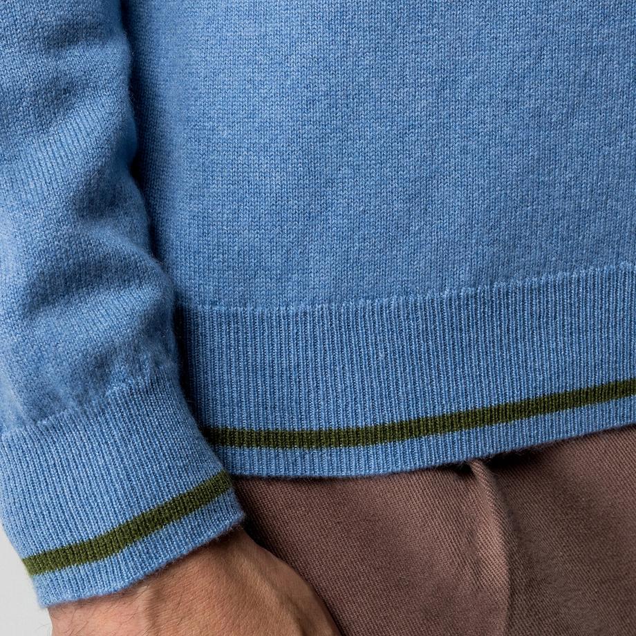 Manor Man Cachemire Col V Pullover  