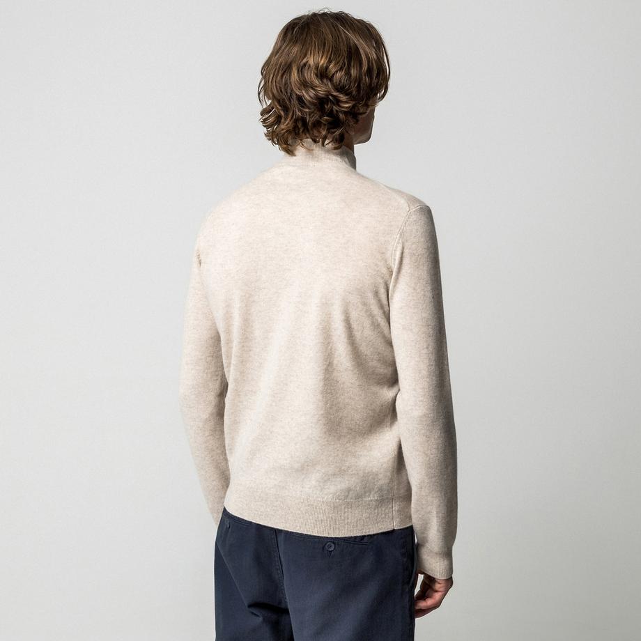 Manor Man Kaschmir Mock Neck Pullover  