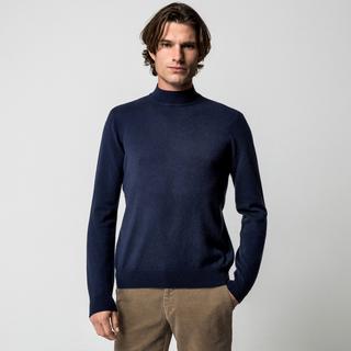 Manor Man Kaschmir Mock Neck Pullover  