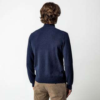 Manor Man Kaschmir Mock Neck Pullover  