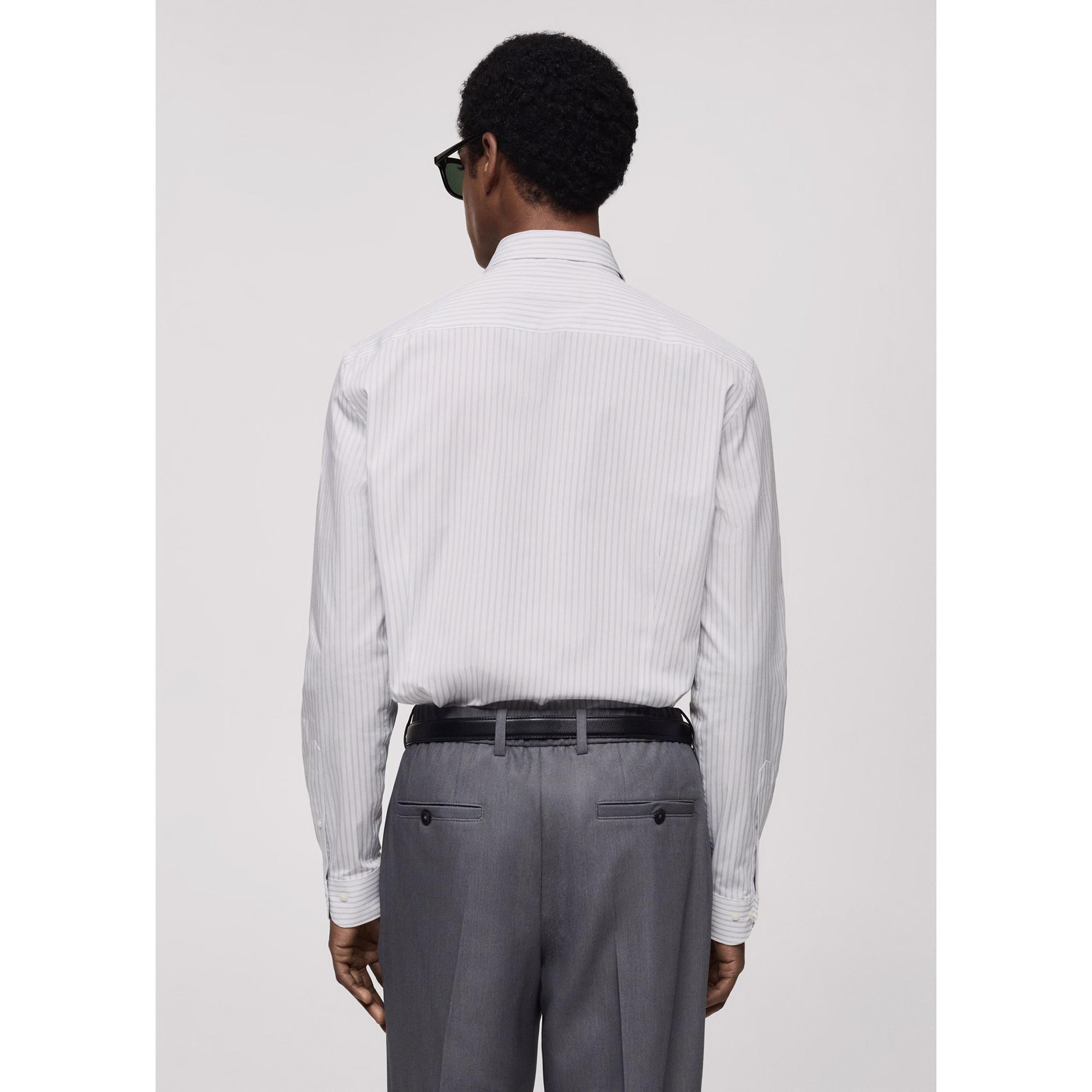 Mango Man VECCHIA Langarm Hemd gestreift  