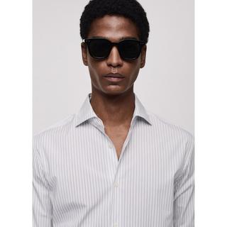 Mango Man VECCHIA Langarm Hemd gestreift  