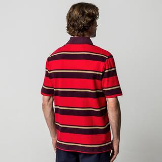 Manor Man Polo Rayé Manches Courtes  