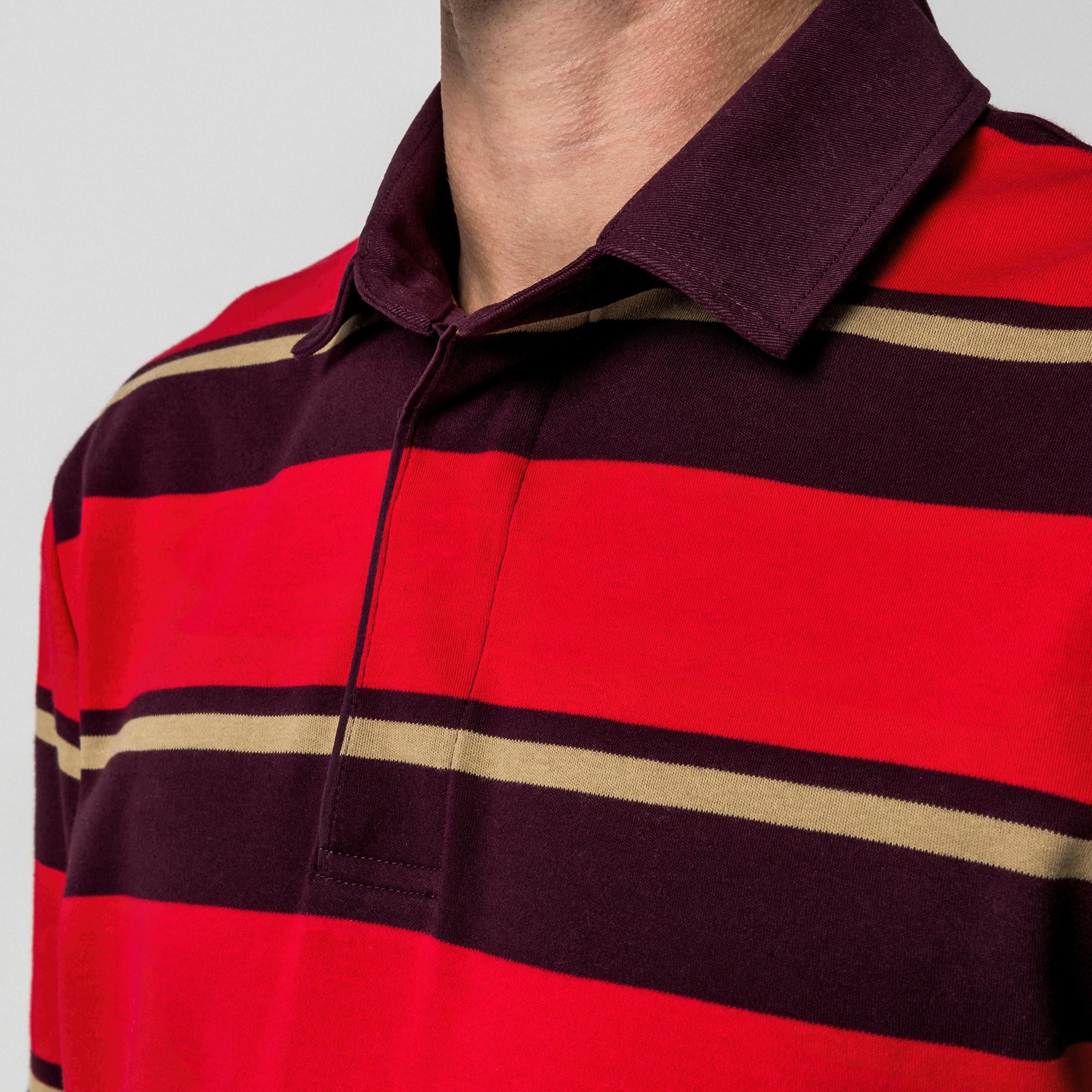 Manor Man Polo Rayé Manches Courtes  