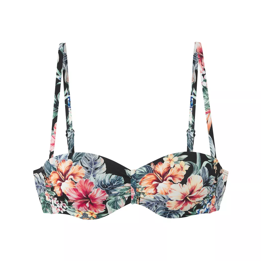 Lascana - Bandeau-BH, für Damen, Schwarz, Größe 40C